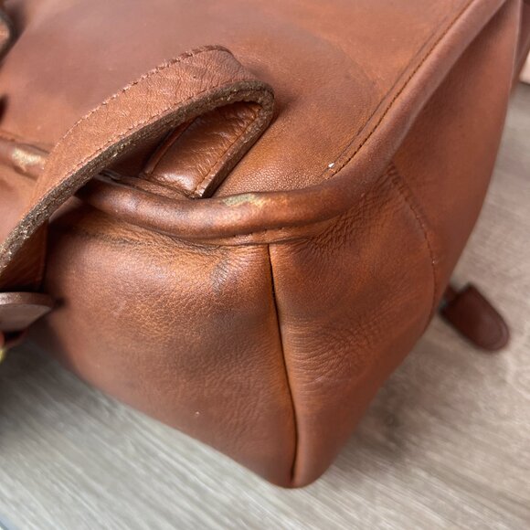 Coach 9960 Backpack Brown Leather Turnlock Vintage Daypack - Picture 6 of 11